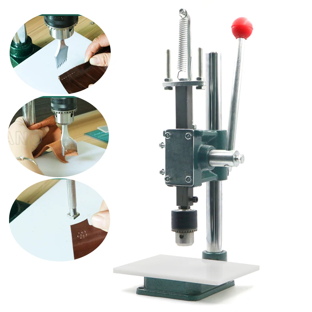 Leatherwork Hand Press - Cichy skórzany maszyna do dziurkowania ręczne