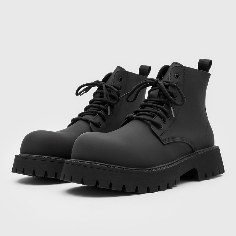 Leatherwork Designs - Rozmiar 38-46, męskie czarne, wysokie buty