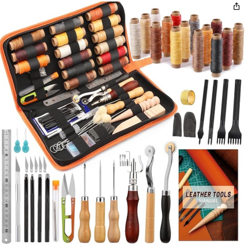 Groover Stitching Tool - Praktyczny zestaw narzędzi do obróbki skóry